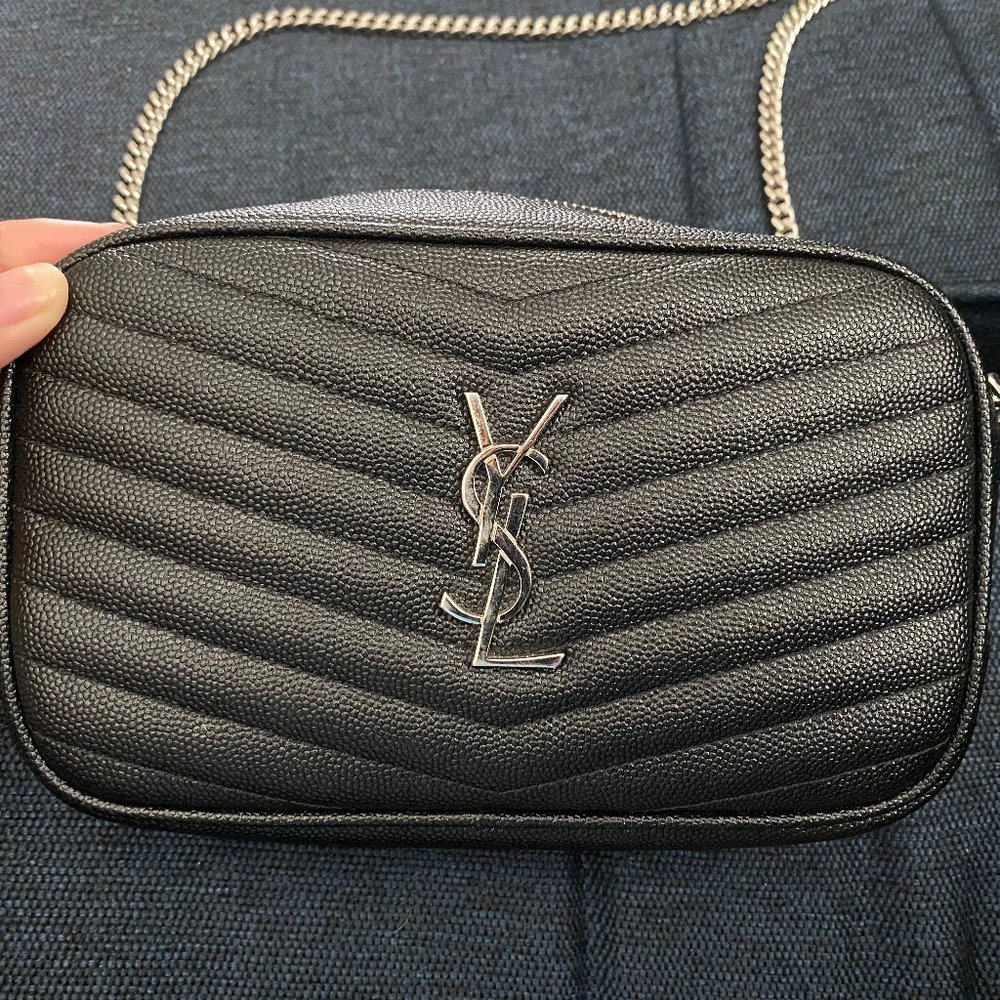 YSL Lou Mini Bag Black